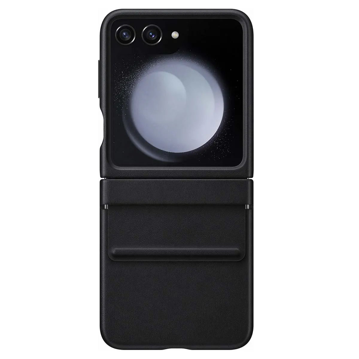 Samsung Coque - Galaxy Z Flip 5 - Cuir Écologique - Noir - Souple - vue 4