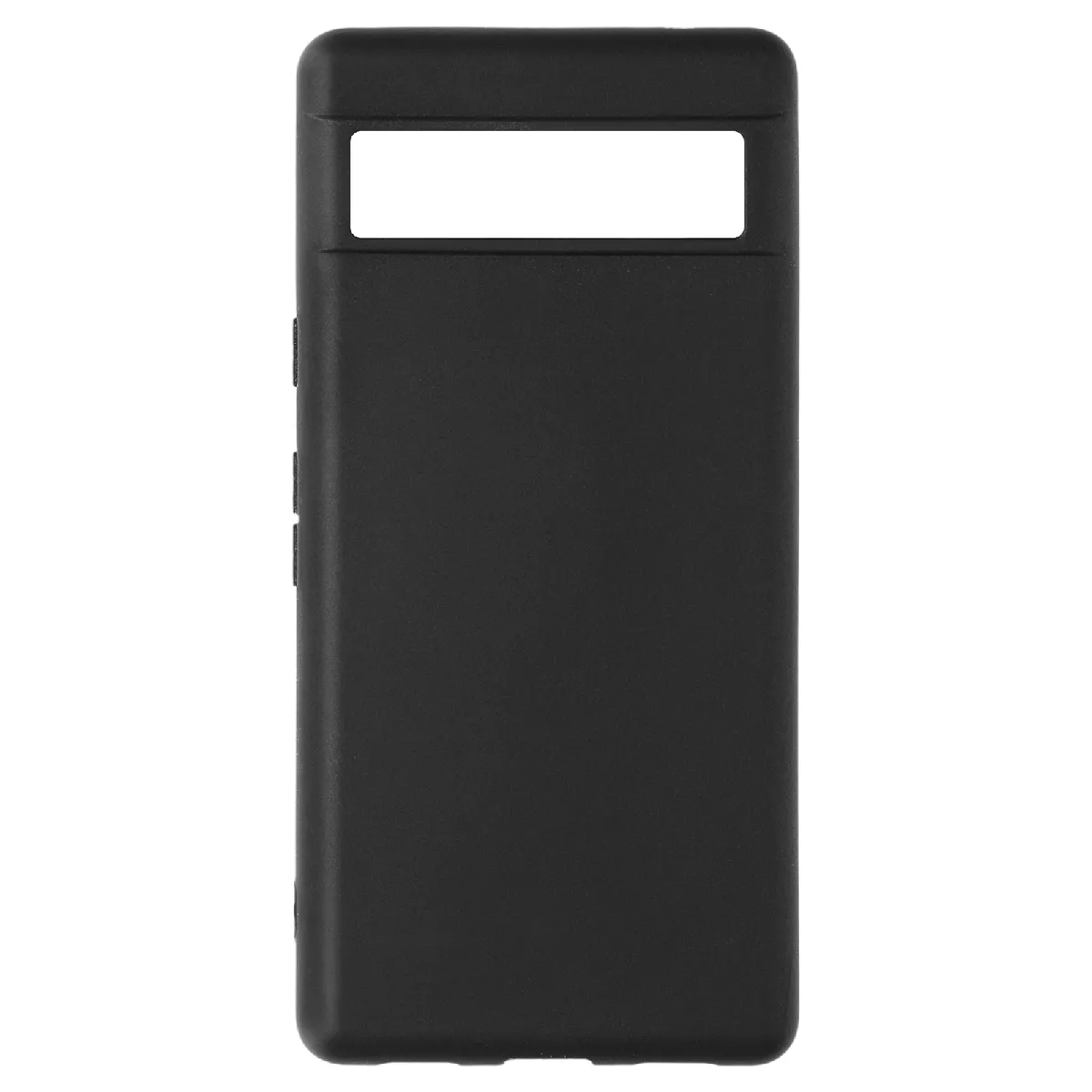 Avizar Noir Coque Pour Google Pixel 7A En Silicone Gel Fine Flexible