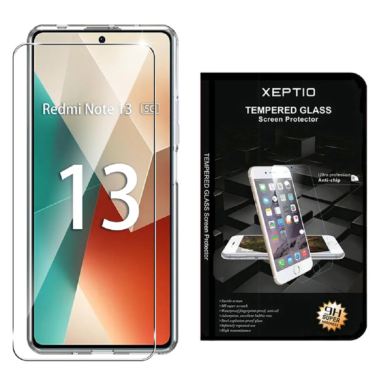 Xeptio Protection D'écran En Verre Trempé Pour Xiaomi Redmi Note 13 5G