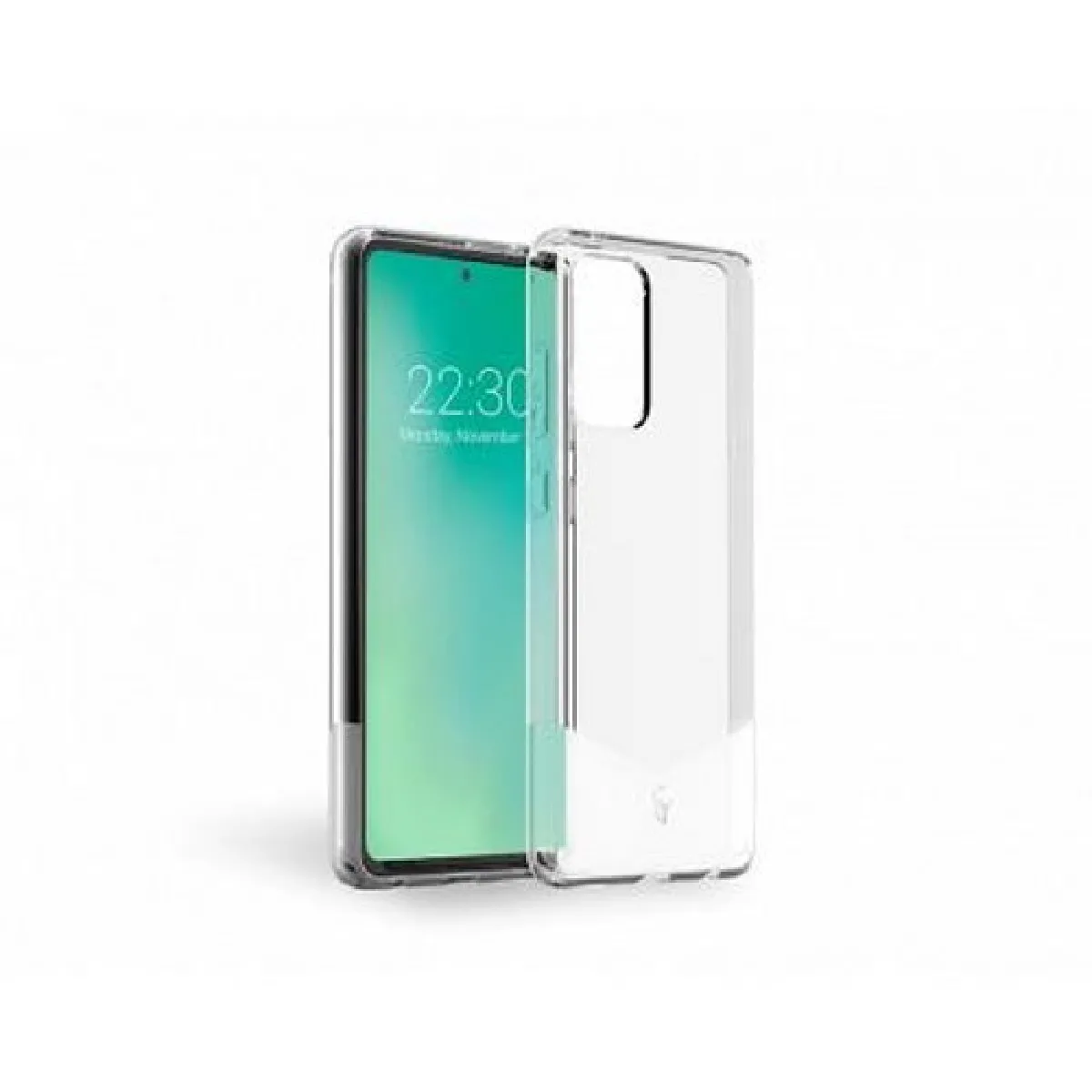 FORCE  Case Coque Renforc&eacute;e pour Samsung Galaxy S21 Plus PURE Transparent