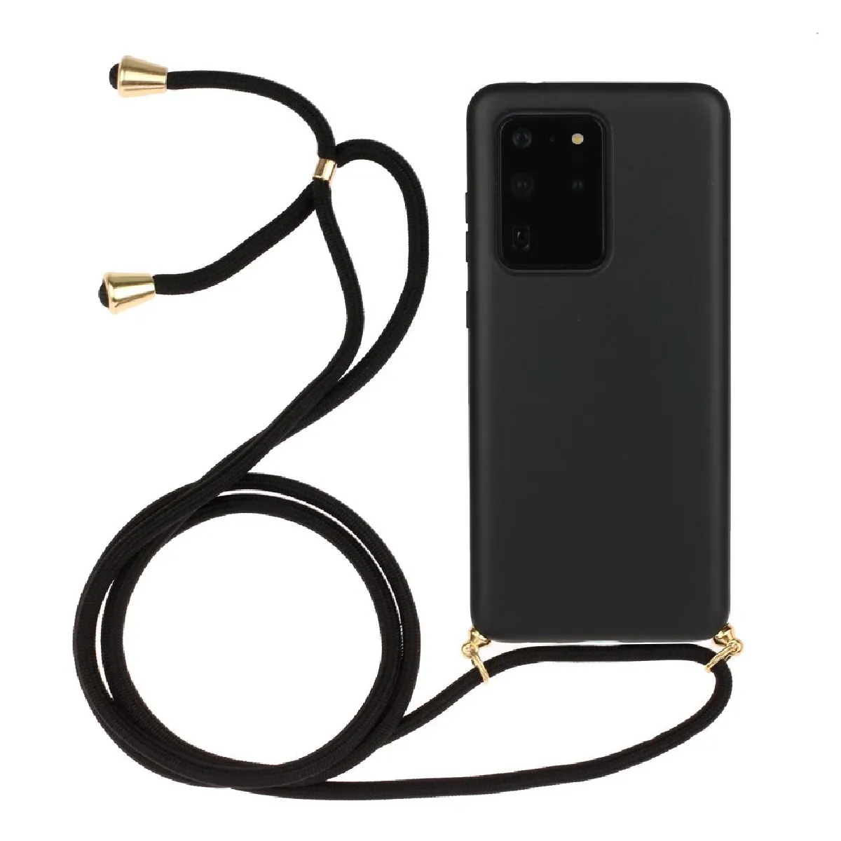 Générique Noire Coque À Sangle Samsung Galaxy S20 Ultra