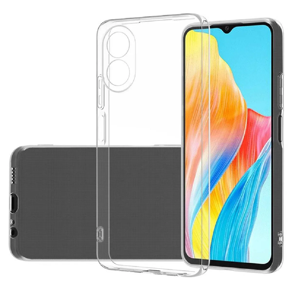 Htdmobiles Oppo A18/A38 - Transparent