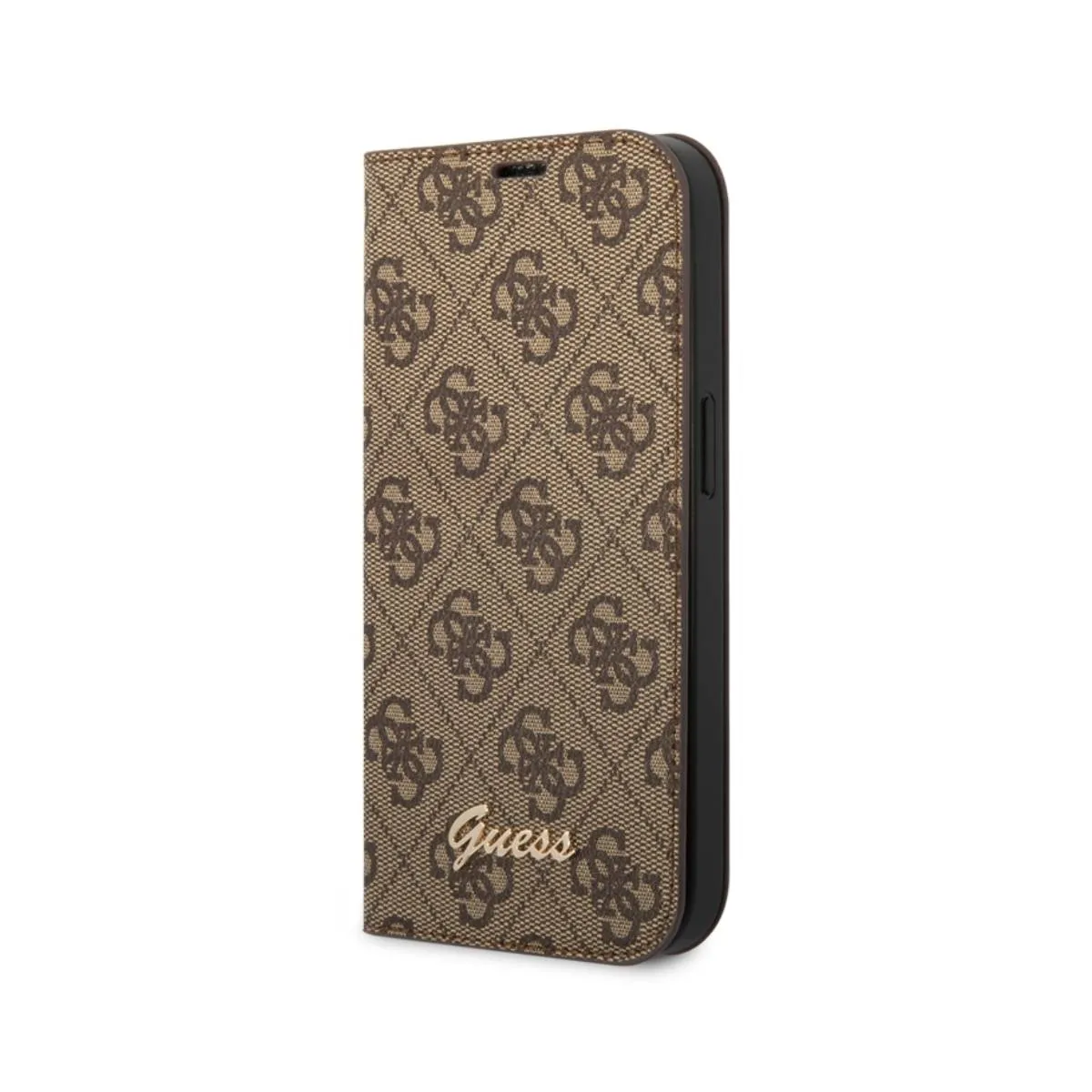 Guess - Étui Folio 4G - Protection iPhone 14 Plus - Marron - Image 3