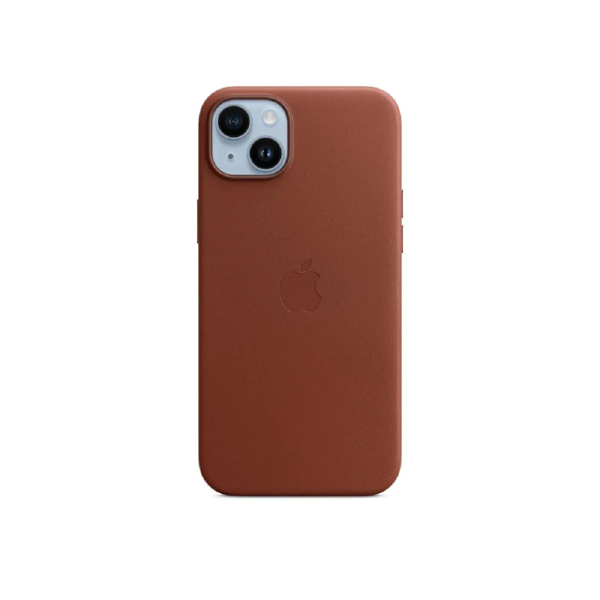 Apple Coque MagSafe pour iPhone 14 Plus en Cuir Terre de Sienne