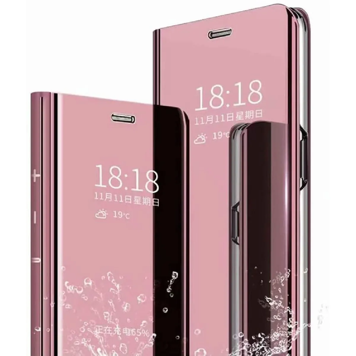 Little Boutik Rose Coque Folio Avec Miroir Samsung Galaxy S21 5G