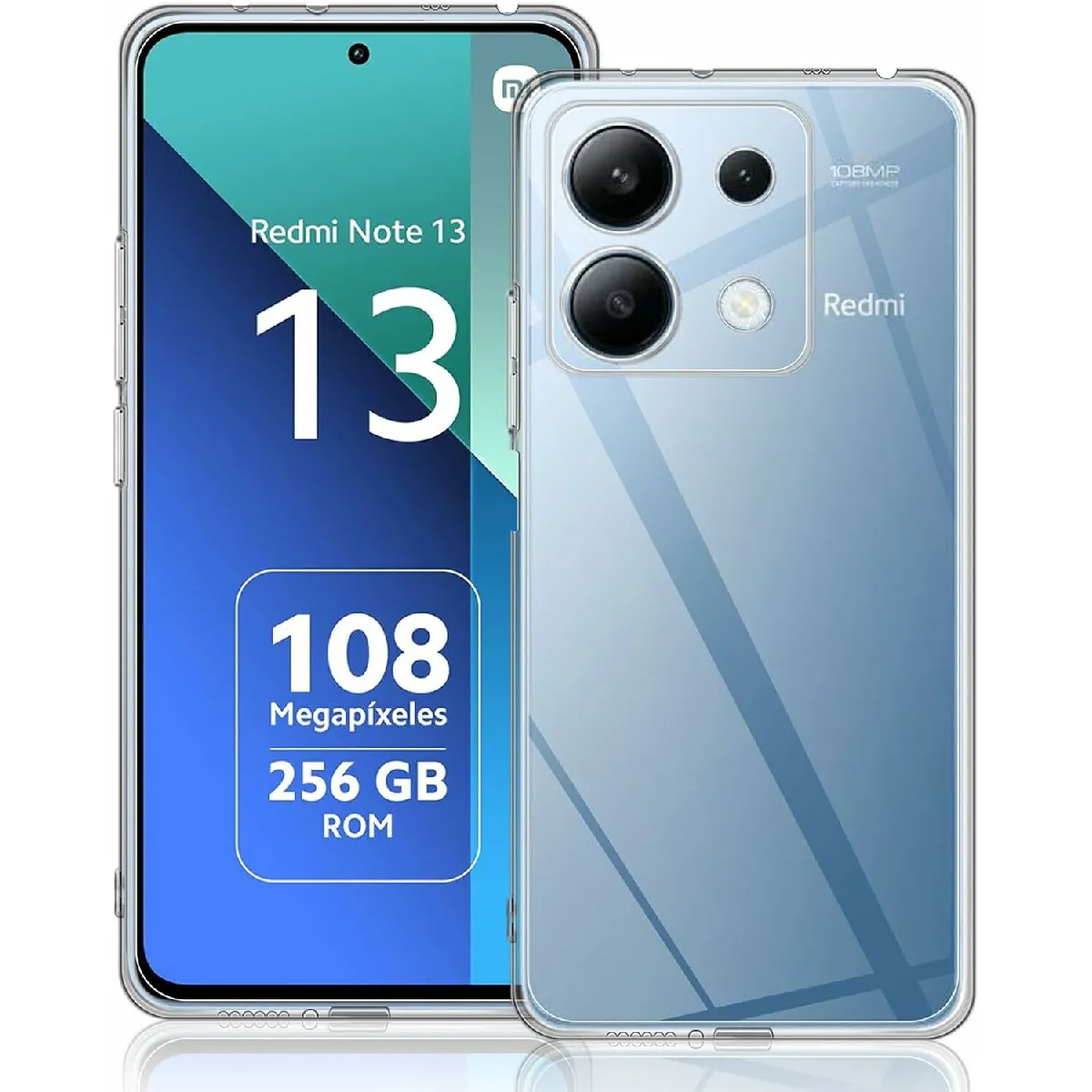 Xeptio Xiaomi Redmi Note 13 4G - Coque Souple Transparente