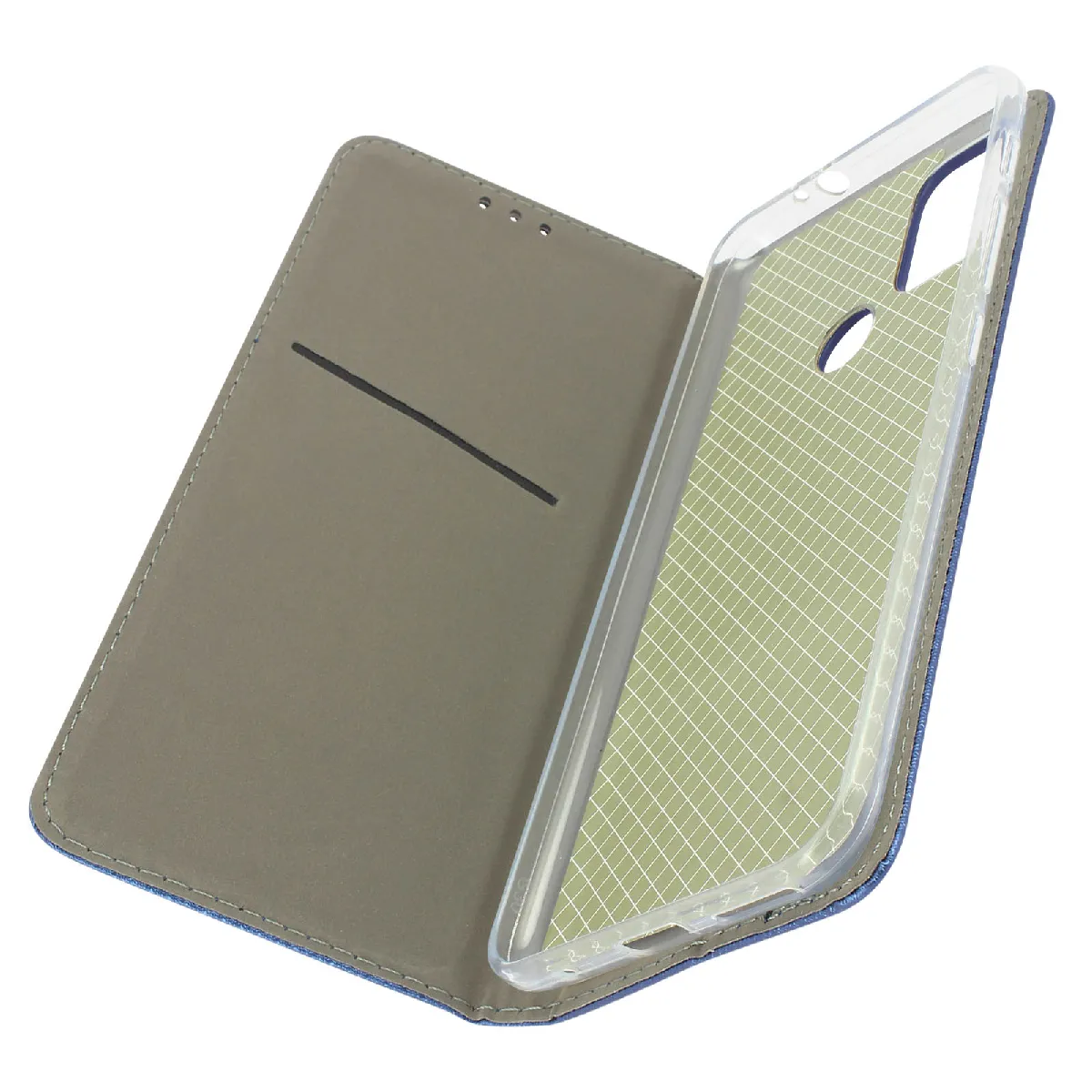 Avizar Bleu Étui Motorola Moto G50 Folio Porte-Carte Fonction Support Nuit