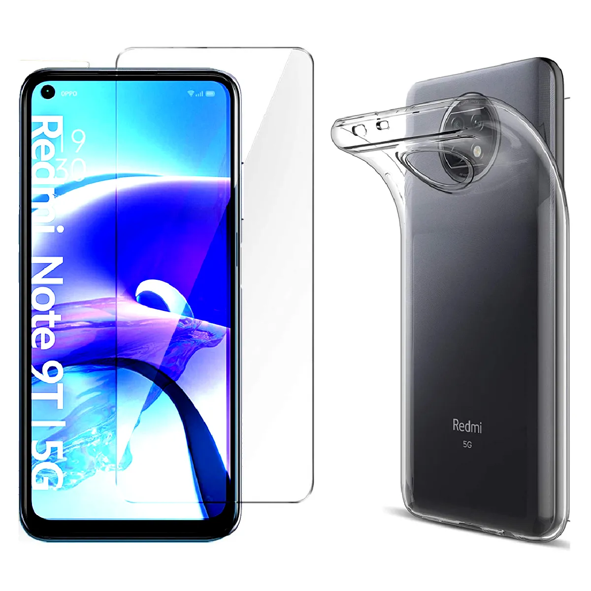Xeptio Coque 360° Xiaomi Redmi Note 9T 5G - Transparent