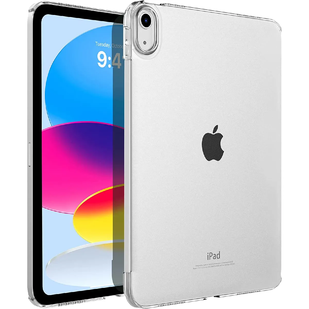 Xeptio Coque Arrière Pour Apple Ipad 2022 4G/5G - 10,9 Pouces - Transparent