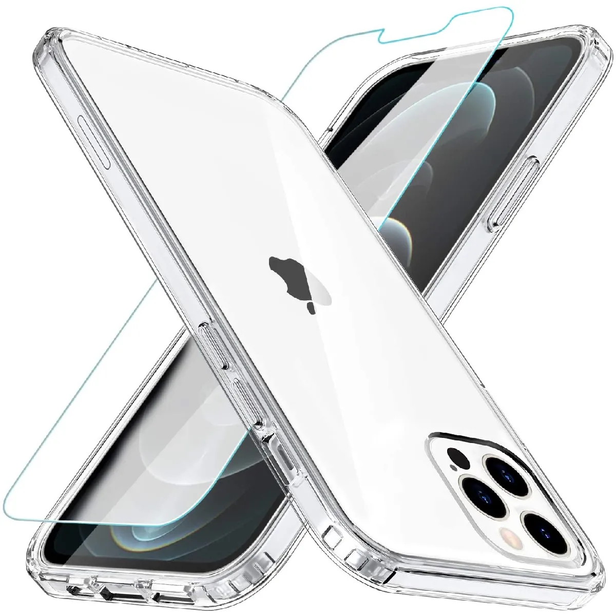 Little Boutik Coque Avec Verre Trempé Iphone 13 Mini - Transparent