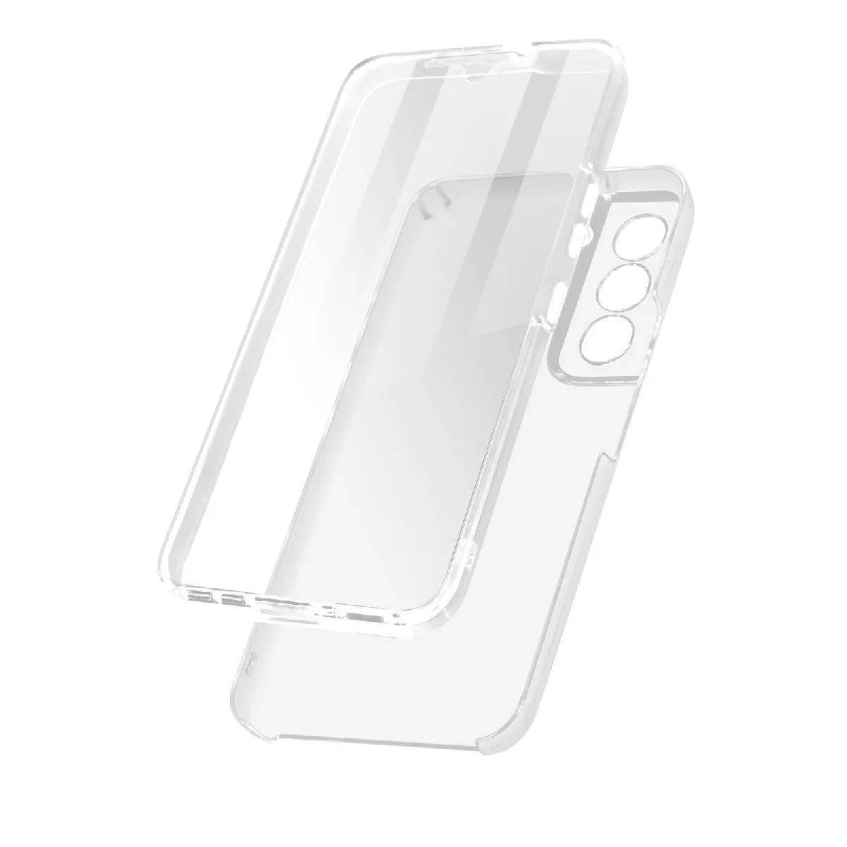 Avizar Coque Samsung S22 Plus Arrière Rigide Et Avant Souple Transparent