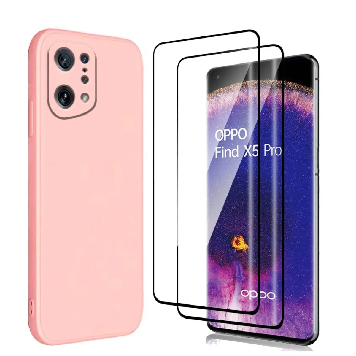 Little Boutik Rose Coque Oppo Find X5 Pro