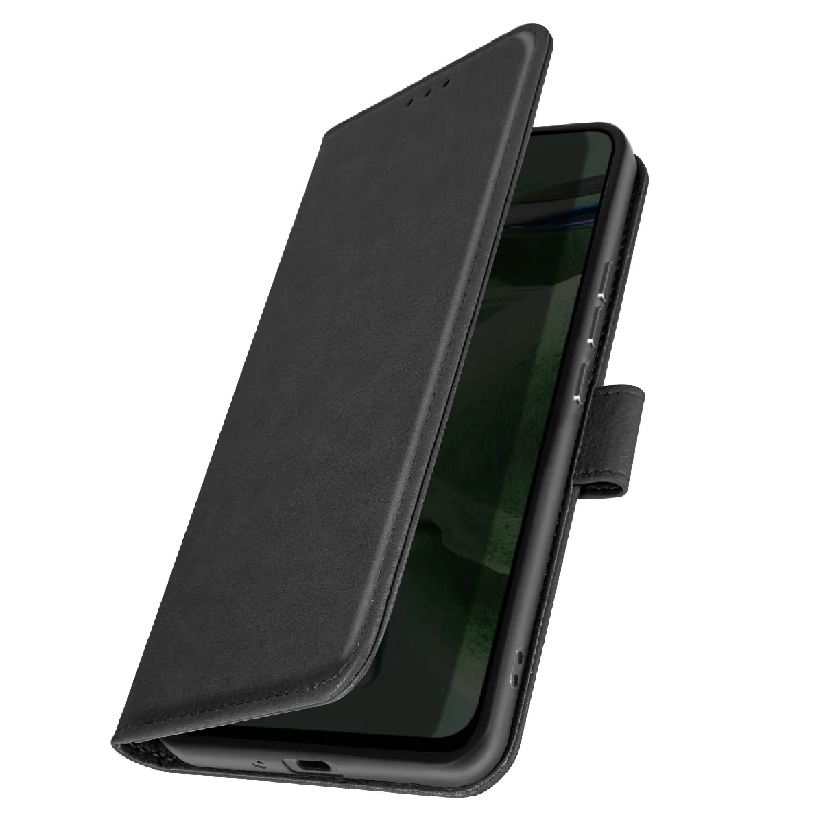 Avizar Noir Étui Pour Samsung S9 Portefeuille Et Support Vidéo