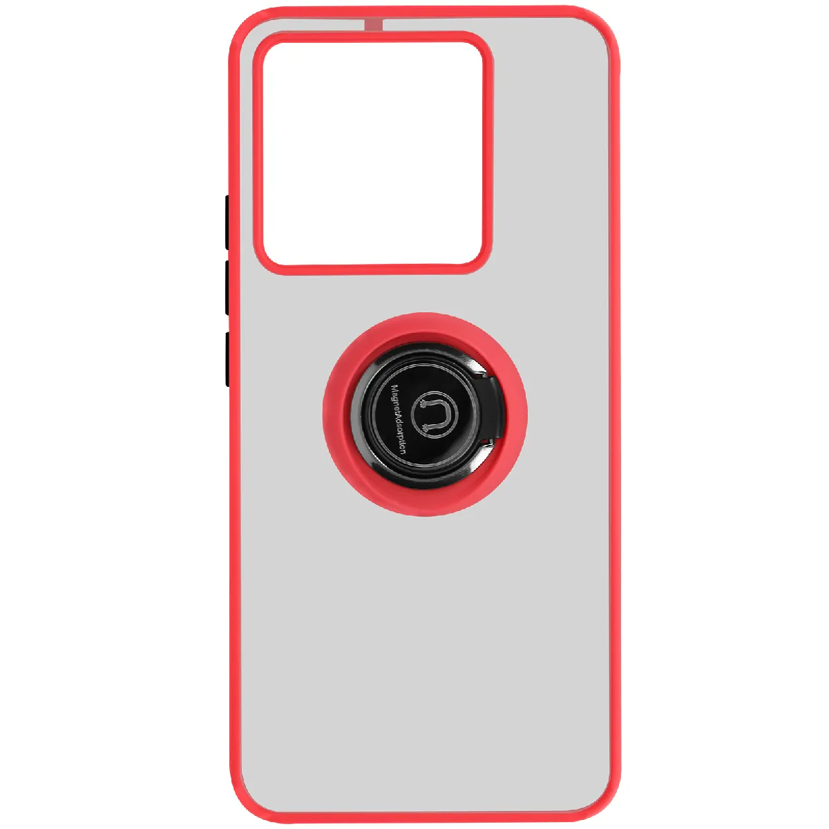 Avizar Rouge Coque Pour Xiaomi 13T Et 13T Pro Bague Métallique Support Vidéo Ringrip