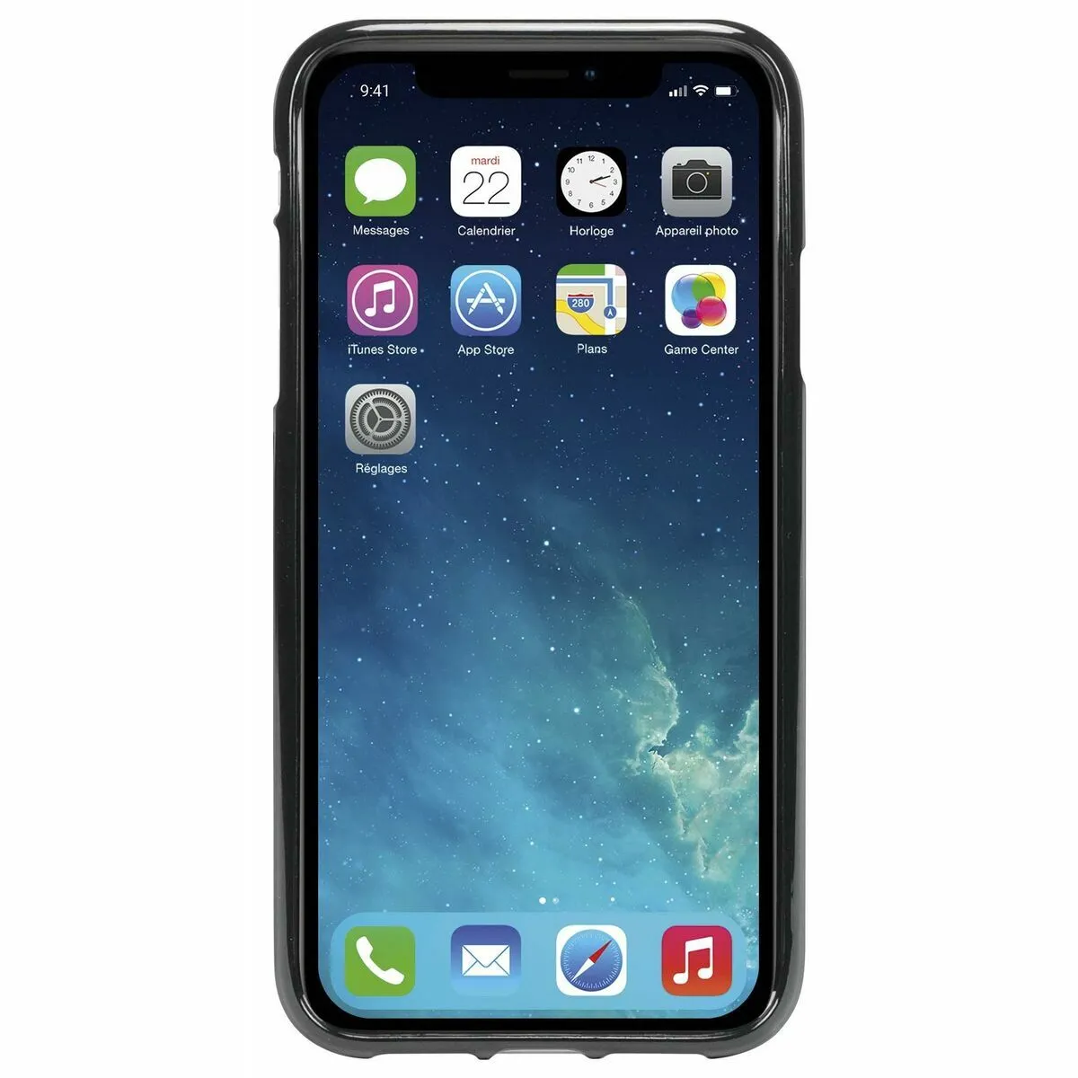 MOBILIS Coque T Series - Pour iPhone XR Noir 