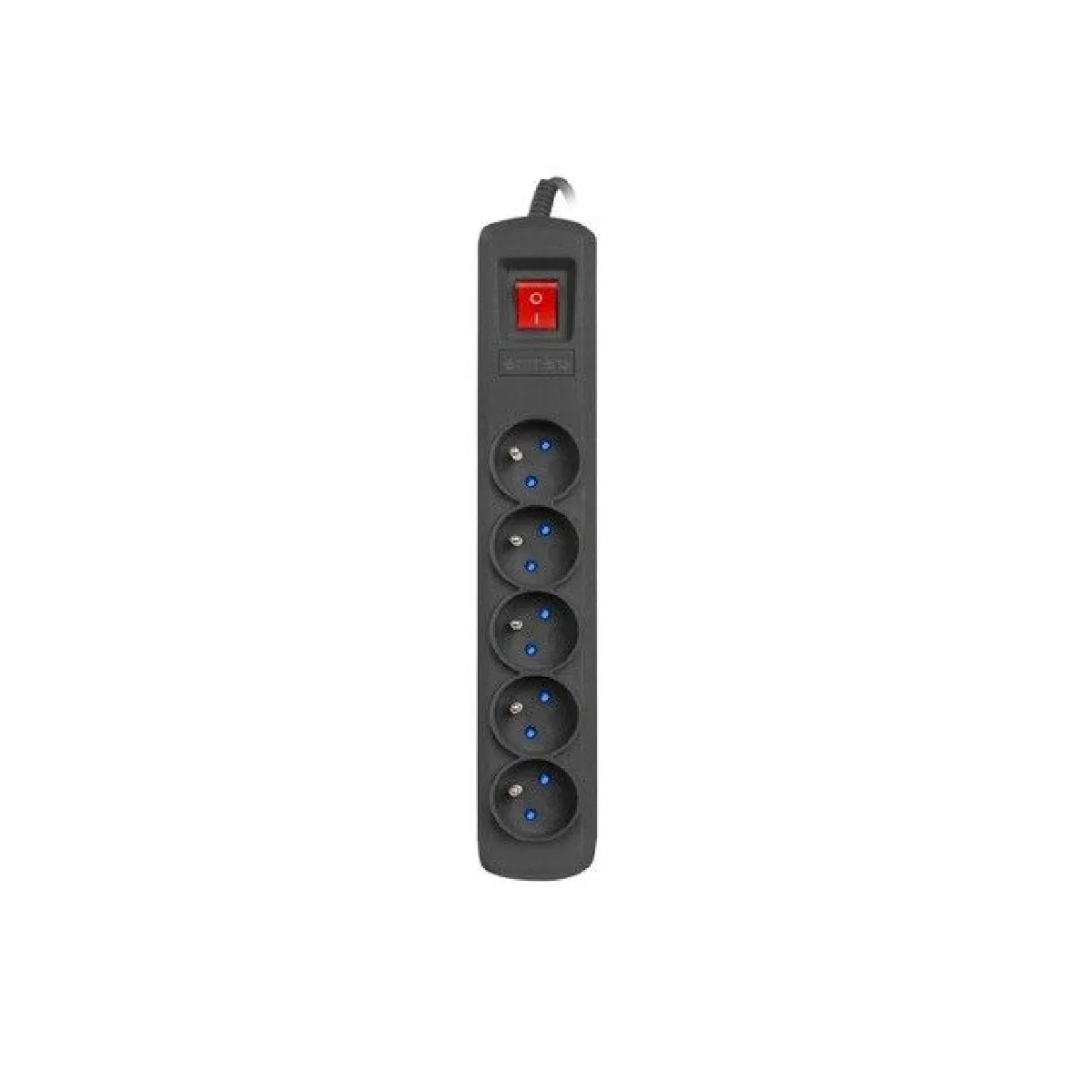 Générique Noir Multiprise R5 5 Prises