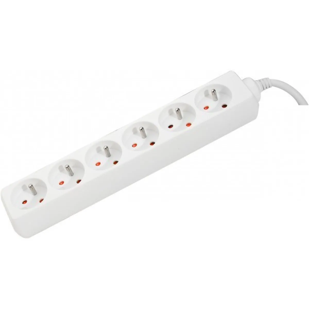 Dexlan Blanc Multiprise 6 Prises