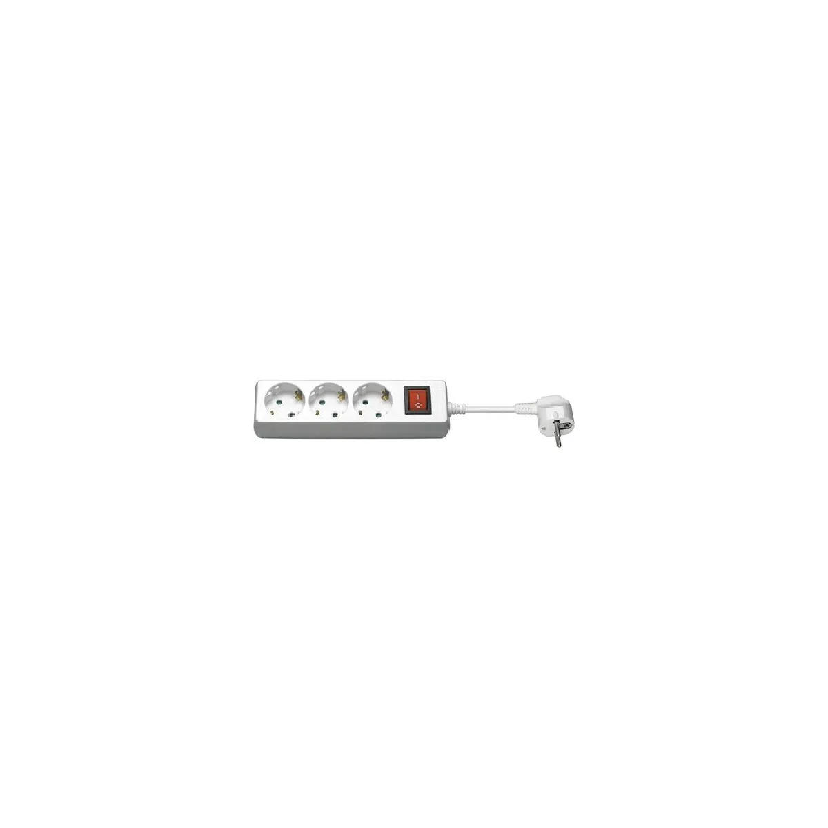Wentronic - Multiprise - 3 Prises - Câble 1.5 m - Blanc - Image 4