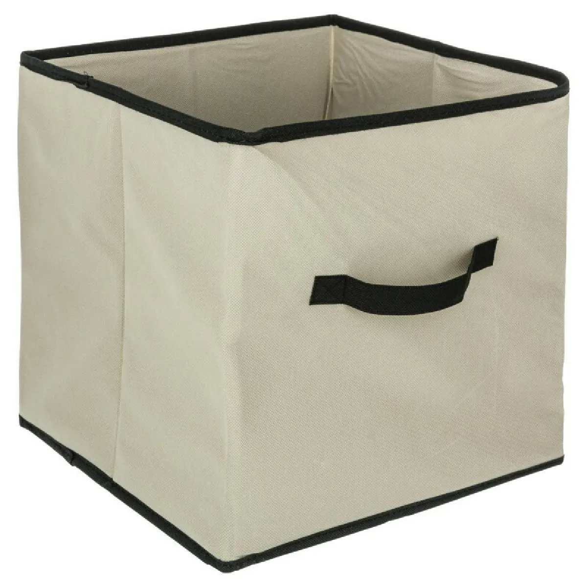 JJA Boite cube de rangement couleur lin 31x31cm 130062 Beige