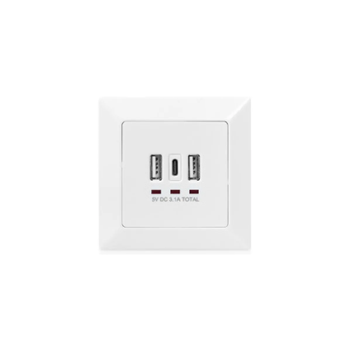 Digitus Blanc Da-70618 - Prise Encastrable