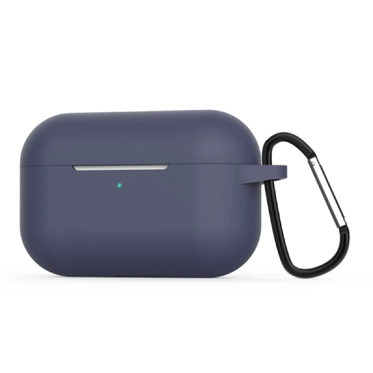 Générique Bleu Coque Silicone Airpods Pro/3 - Foncé