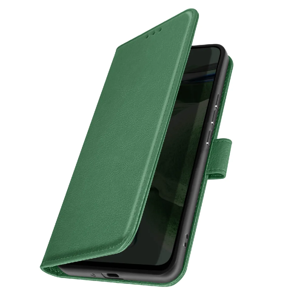 Avizar Vert Étui Pour Xiaomi Redmi Note 12 Portefeuille Et Support Vidéo