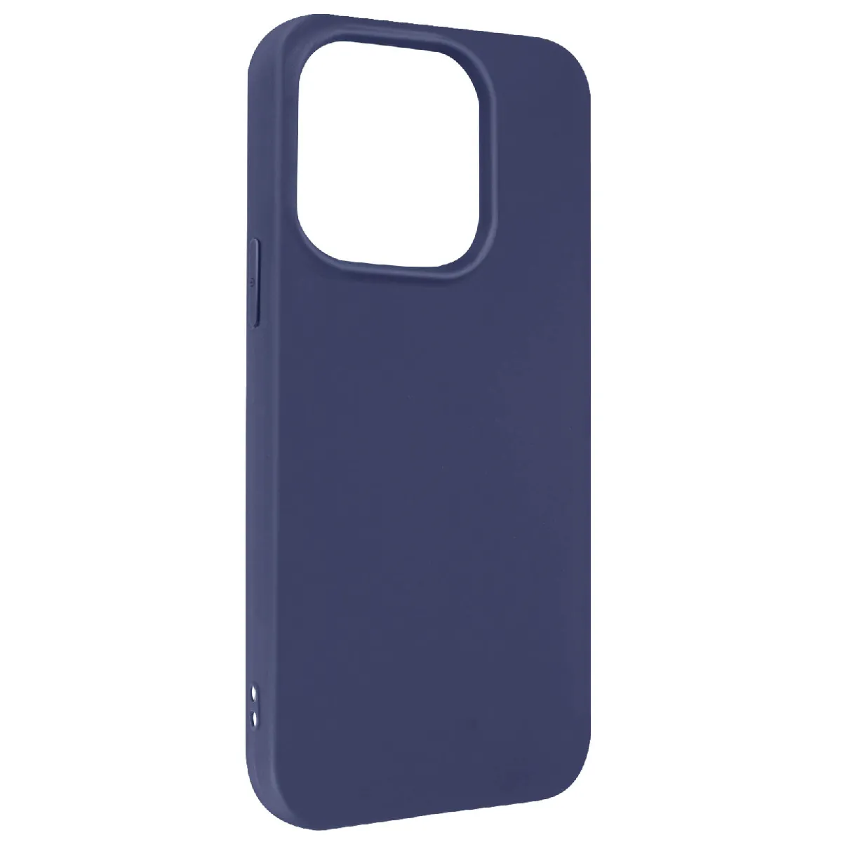 Avizar Bleu Coque Pour Iphone 14 Pro Max Silicone Flexible Finition Mate Anti-Traces Nuit