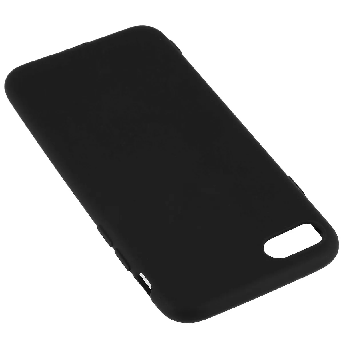 Avizar Noir Coque Silicone Souple Pour Iphone Se 2022 / 2020 Et 8 / 7