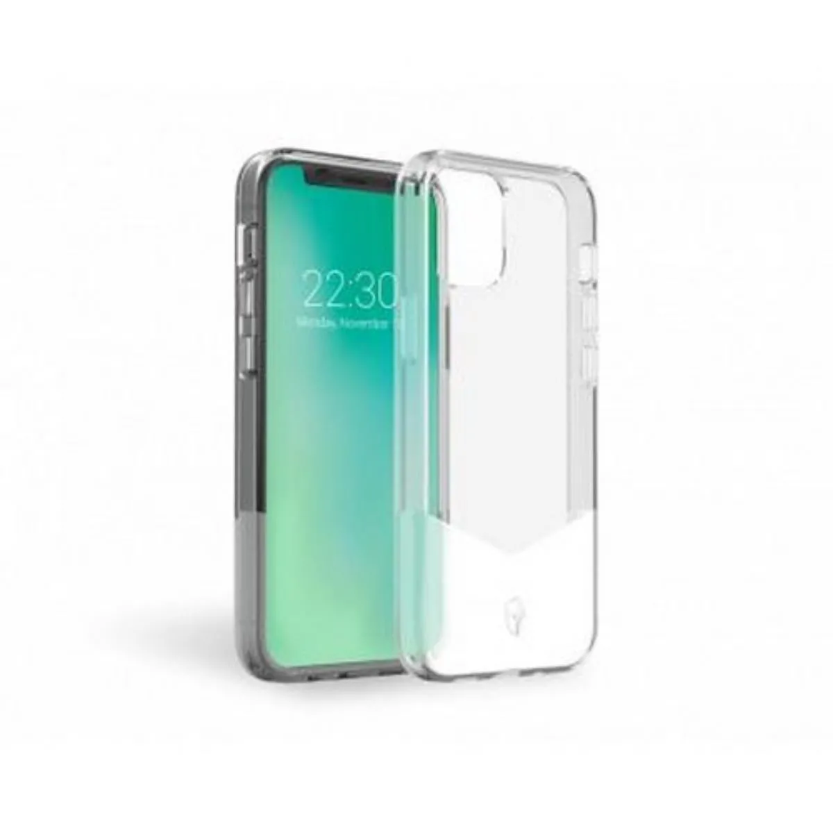 FORCE  Case Coque Renforc&eacute;e pour iPhone 12 mini PURE Transparent