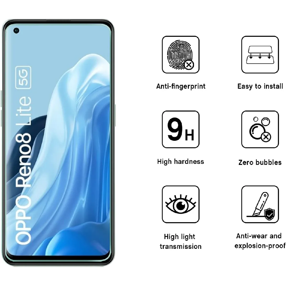 Coque Silicone Rose Pour Oppo Reno 8 Lite 5G - Little Boutik - Neuf Emballé - Protection Souple