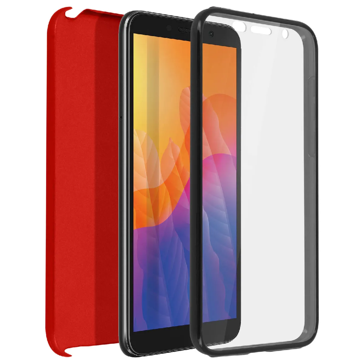 Avizar - Coque Intégrale - Huawei Y5p - Rouge - Image 2