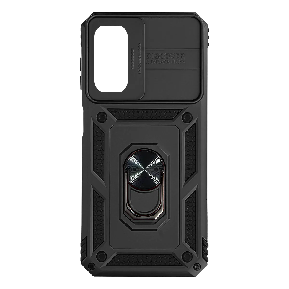 Avizar Noir Coque Pour Samsung A54 5G Avec Cache Caméra Et Bague Support Vidéo