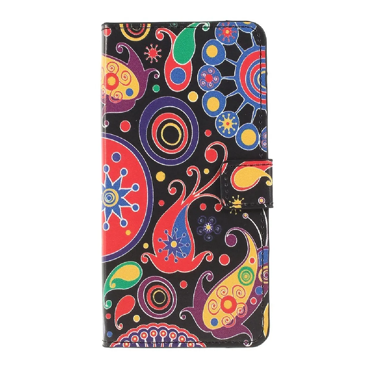 Générique Samsung Galaxy A50/A20/A30 Étui Pu Imprimé Fleur