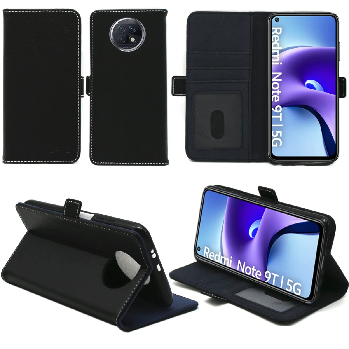 Xeptio Housse Portefeuille Xiaomi Redmi Note 9T 5G