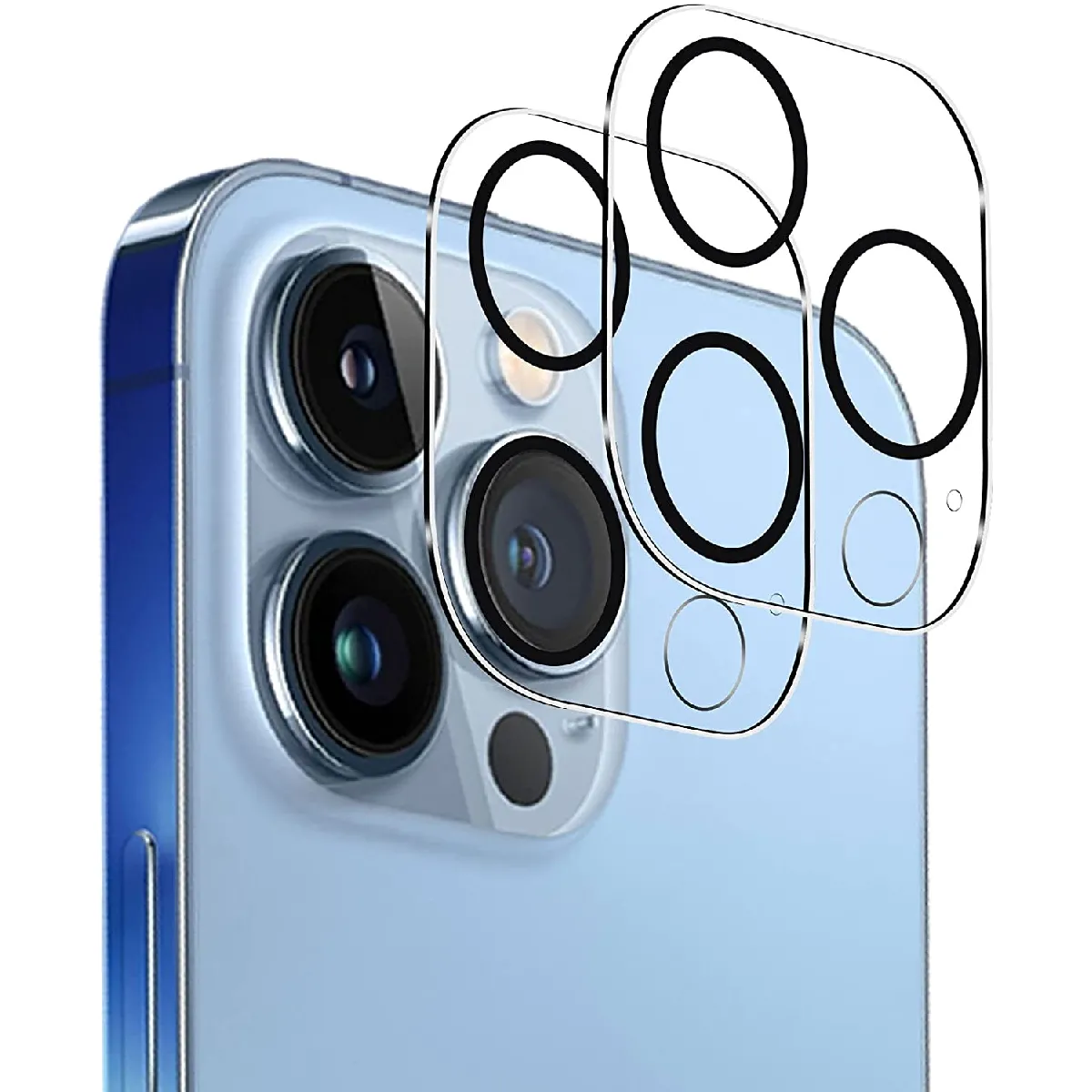 Xeptio Protection En Verre Pour Lentille Caméra Apple Iphone 13 Pro Max - Transparent