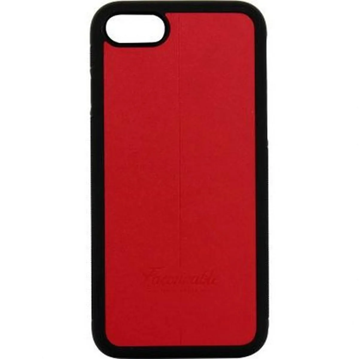 Faconnable Rouge/Noir Façonnable Coque Pour Iphone Se (2020)/8/7 Rigide Liseré