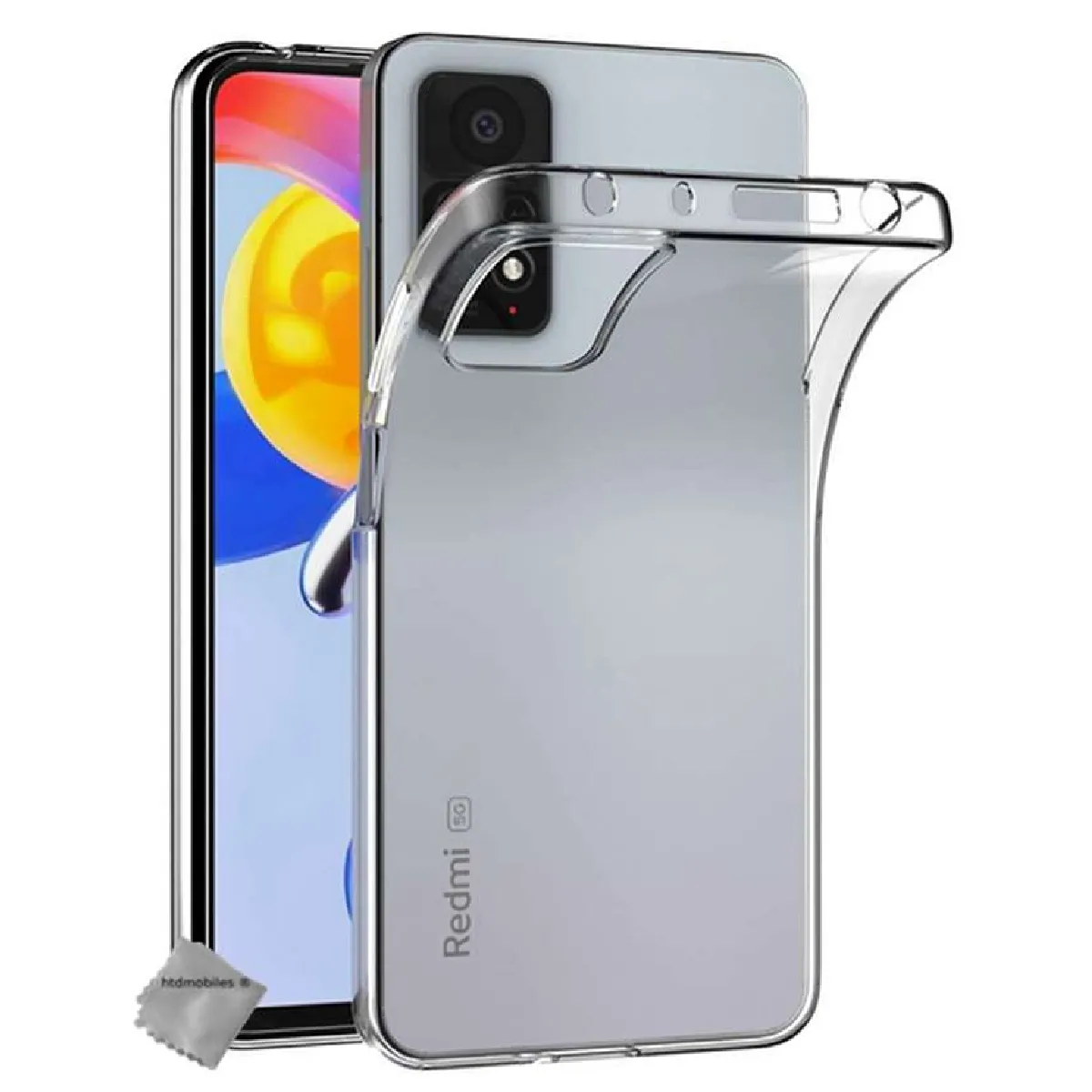Htdmobiles Coque Fine Xiaomi Redmi Note 11 Pro 4G / 5G - Transparent