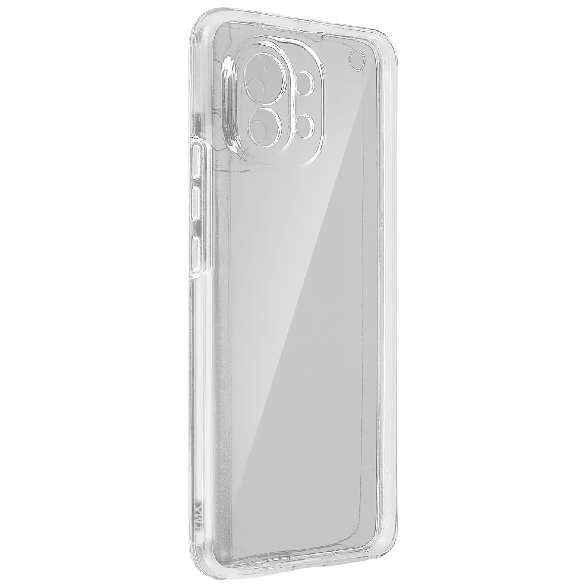 Avizar Coque Xiaomi Mi 11 Protection Arrière Rigide Et Avant Souple Transparent