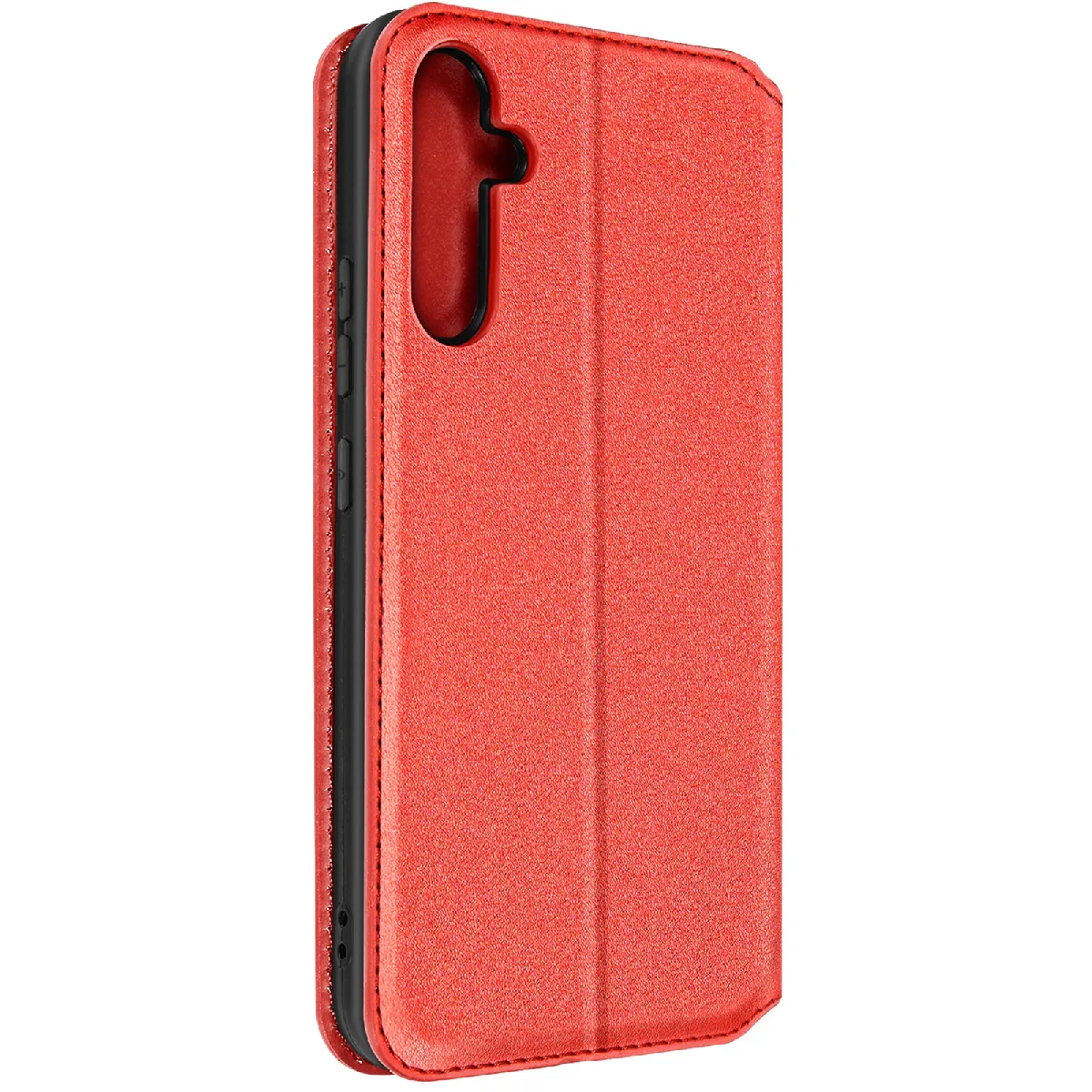 Avizar Rouge Étui Pour Samsung A54 5G Clapet Magnétique Porte-Carte Support Vidéo