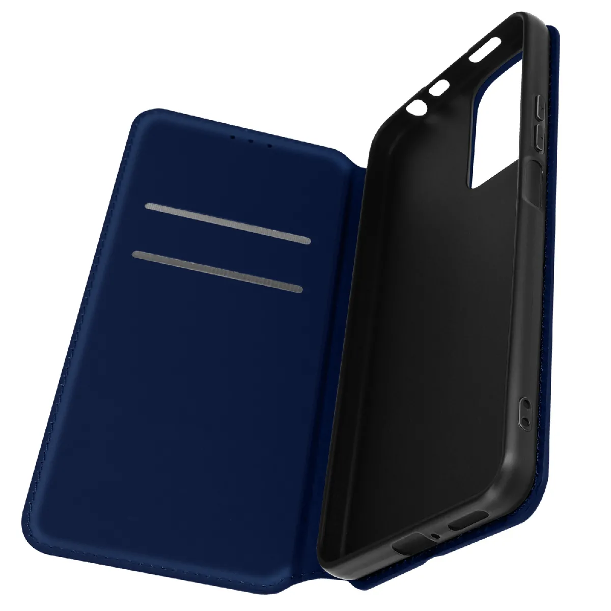 Avizar Bleu Housse Pour Redmi Note 11 Pro Plus Clapet Portefeuille Support Vidéo Nuit