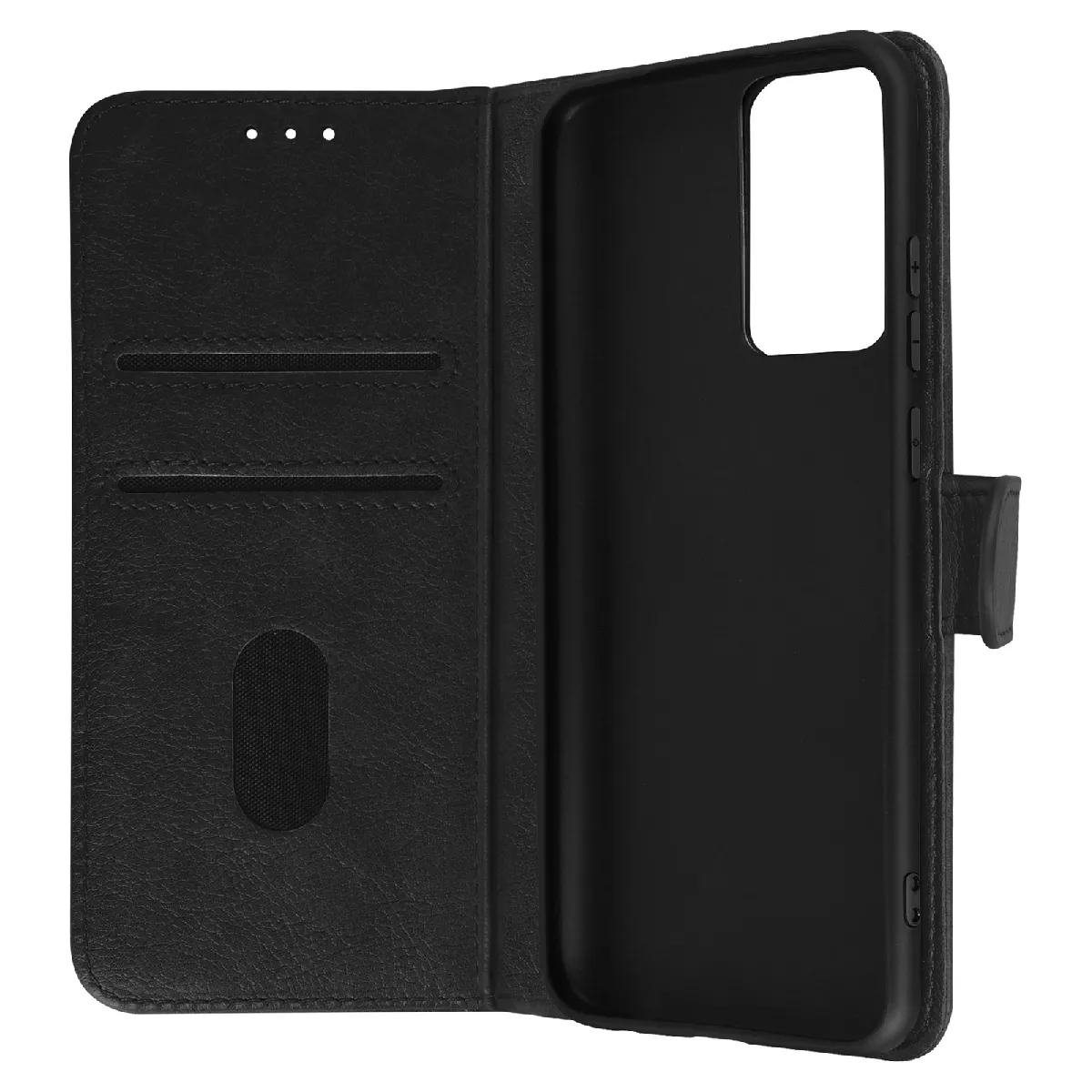Avizar Noir Housse Pour Xiaomi 12 Pro Clapet Portefeuille Fonction Support