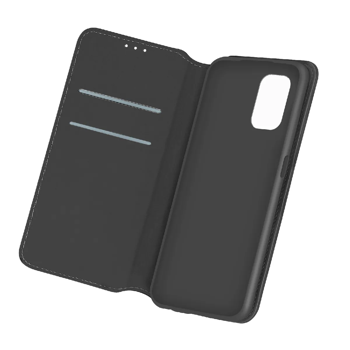 Avizar Noir Housse Pour Xiaomi Redmi Note 10 Pro Porte-Cartes Fonction Support Vidéo