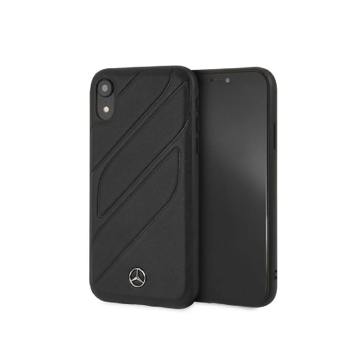 Mercedes - Coque pour iPhone XR - Cuir - Noir - Image 2