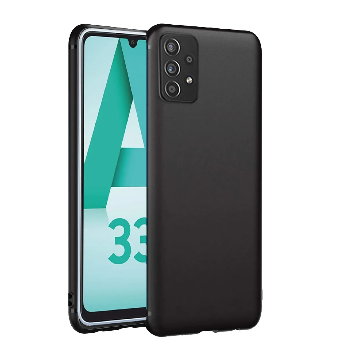 Xeptio Noir Coque Souple En Gel Tpu Samsung Galaxy A53 5G