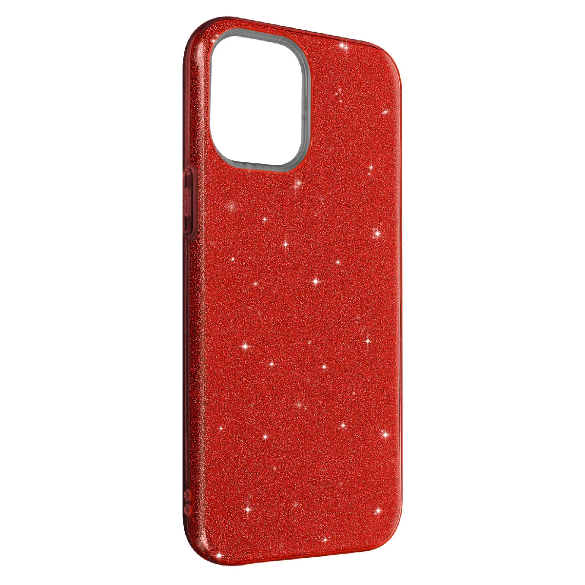 Avizar Rouge Coque Apple Iphone 12 Mini Paillette