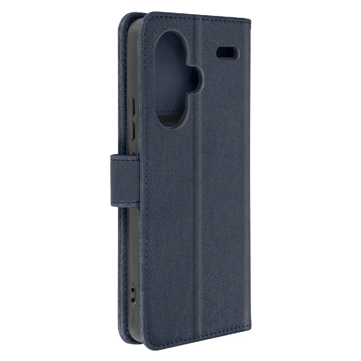 Avizar Bleu Étui Pour Xiaomi Redmi Note 13 Pro Plus Portefeuille Et Support Vidéo Nuit