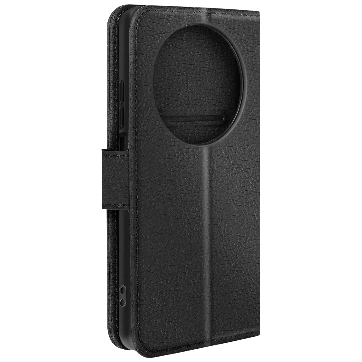 Avizar Noir Étui Pour Xiaomi Redmi A3 Portefeuille Et Support Vidéo