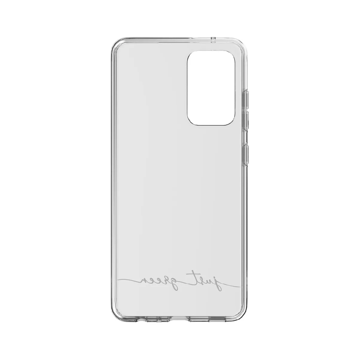 Just Green Coque Pour Samsung Galaxy A52 4G/A52 5G/A52s 5G Infinia Ultra-Résistante Transparent