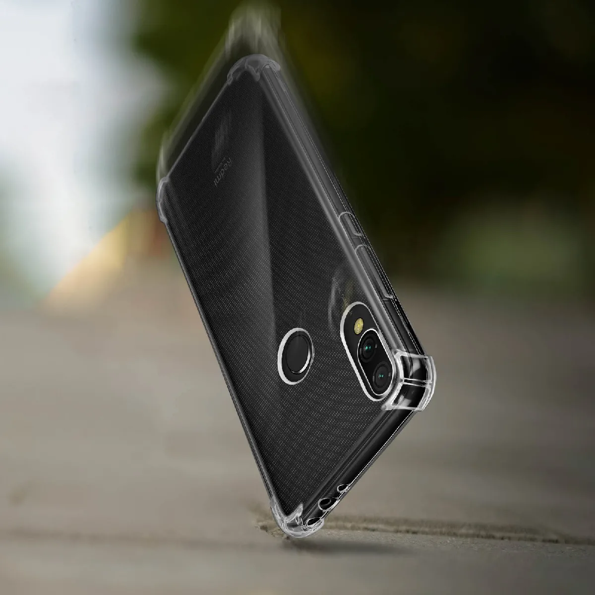 Coque Avizar Antichoc Pour Xiaomi Redmi 13 - Transparente Avec Bumper Renforcé - Neuf