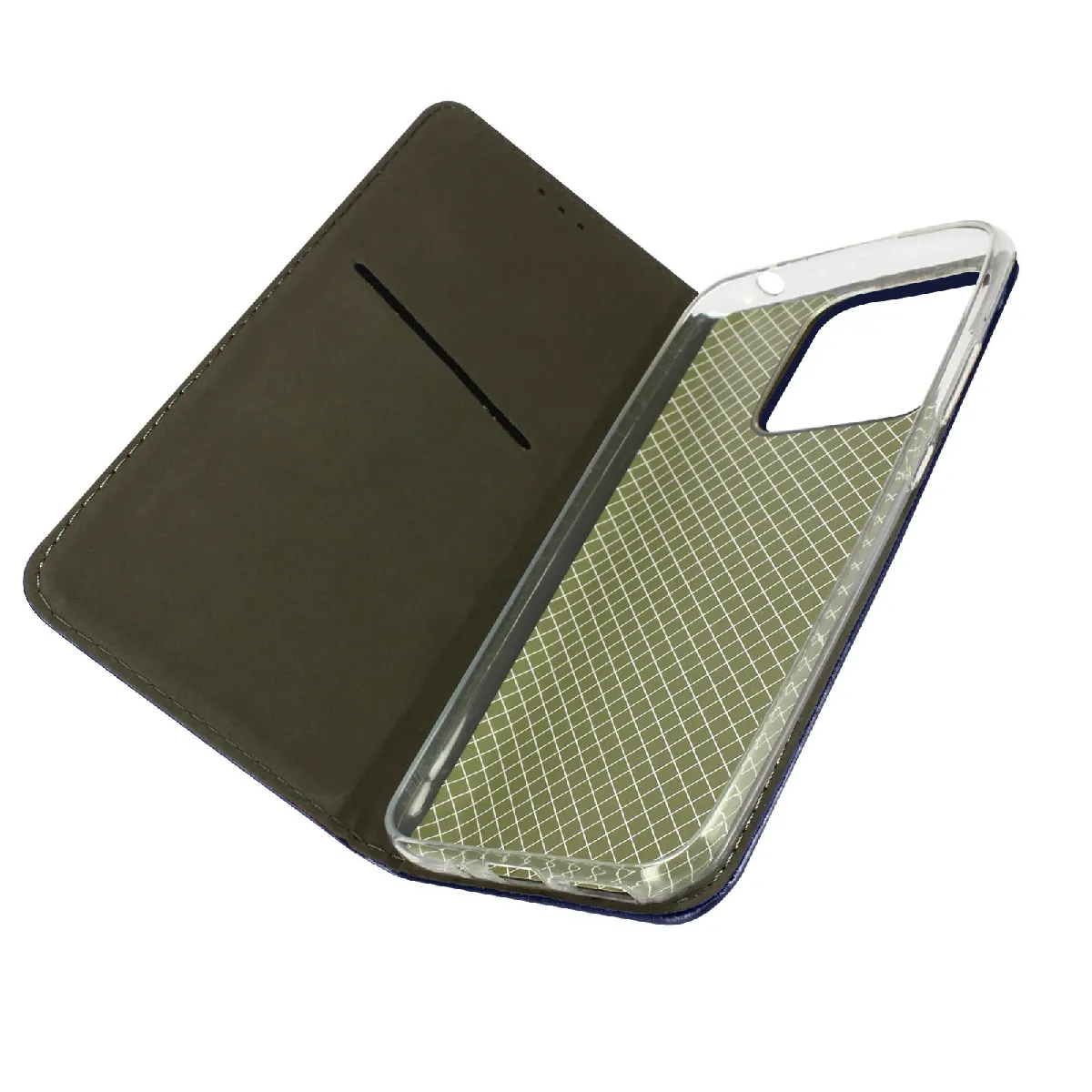 Avizar Bleu Housse Redmi 10A Porte-Carte Support Vidéo Clapet Magnétique Nuit